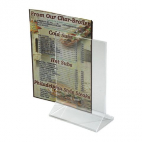 Winco - Menu Stand, 4x6 Acrylic Double Sided