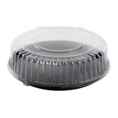 Fineline Settings - Platter Pleasers Cater Tray Dome Lid, 16&quot; Nesting Round Clear Plastic, 50 count