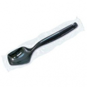 Emi Yoshi - Essentials Serving Spoon, 8.5&quot; Black Plastic
