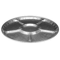 HFA - Aluminum Lazy Susan Catering Tray, 16&quot; with 6 Compartments