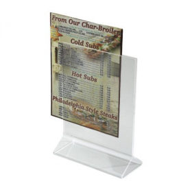 Winco - Menu Stand, 5x7 Acrylic Double Sided