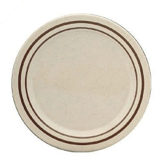 Plate, 7.5&quot; &#039;Arcadia&#039; Ivory with Sparkle Melamine