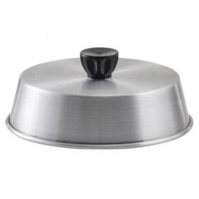 Winco - Grill Basting Cover, 7&quot; Aluminum with Bakelite Handle