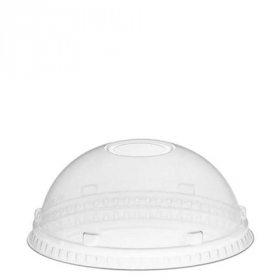 Amhil - Lid, 32 oz Clear PET Plastic Dome Lid