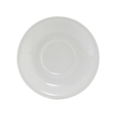 Tuxton - Alaska Demitasse Saucer, 5&quot; Porcelain White
