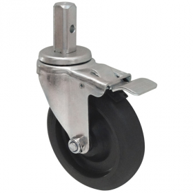 Winco - Caster with Brake for ALRK and AWRK Series Shelves, Standard Weight