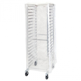 Winco - Pan Rack Cover for 20 and 30 Tier Racks, Clear Plastic with Zipper