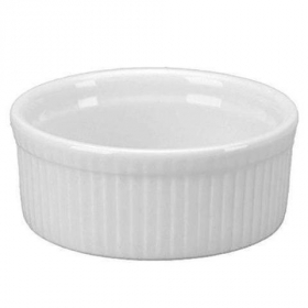 Vertex China - Argyle Souffle Bowl, 60 oz Porcelain Bright White
