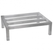 Winco - Dunnage Rack, 14x24x8 Aluminum, Holds up to 1200 Lbs