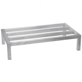 Winco - Dunnage Rack, 14x48x8 Aluminum, Holds up to 900 Lbs
