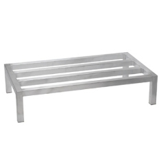 Winco - Dunnage Rack, 20x36x8 Aluminum, Holds up to 1800 Lbs