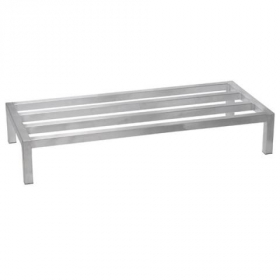 Winco - Dunnage Rack, 20x60x8 Aluminum, Holds up to 1200 Lbs