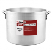 Winco - Sauce Pot, 26 Quart Super Aluminum, 6 mm, each