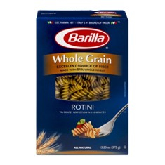 Barilla - Rotini Noodles (Pasta), Whole Grain, 1 Lb