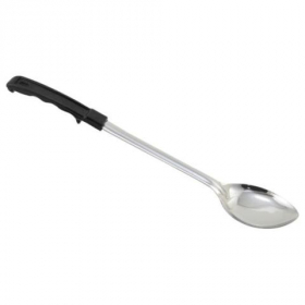 Winco - Basting Spoon, 15&quot; Solid Stainless Steel with Stop-Hook Handle