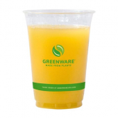 Fabri-Kal - Greenware Cold Cup, 16 oz PLA Clear, 1000 count