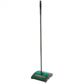 Bissell - BigGreen Carpet Sweeper, 9.5&quot; Dual Rubber Rotor