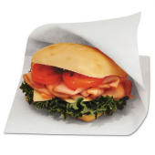 Sandwich Bag, Open Top/Side Wax Paper, 7x6.75