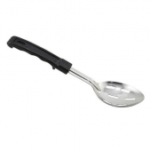 Winco - Prime Basting Spoon, 11&quot; Slotted Stainless Steel with Stop-Hook Handle