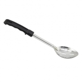Winco - Basting Spoon, 13&quot; Slotted Stainless Steel with Stop-Hook Handle