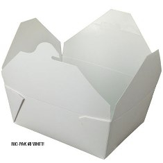 Bio-Plus - Bio-Pak Food Container #8, White