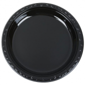 Genpak - Plate, 10&quot; Black Plastic Plate