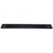 Winco - Bar Rail Spill Mat, 27x3.25 Black