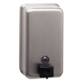 Bobrick - ClassicSeries Soap Dispenser, 40 oz Surface-Mounted Stainless Steel