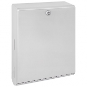 Bobrick - Paper Towel Dispenser, 10.75x4x14 Multifold Stainless Steel, Surface Mounted, each