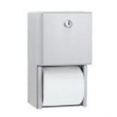 Bobrick - Toilet Tissue Dispenser, Stainless Steel Surface Mounted Multi-Roll