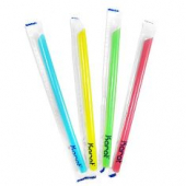 Karat - Poly Wrapped Boba Straw, 9&quot; Mixed Colors