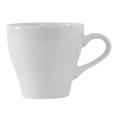 Tuxton - DuraTux Europa Cappuccino/Espresso Cup, 8 oz Porcelain White, 24 count