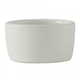Tuxton - DuraTux Pipkin, 2 oz Porcelain White, 2.5x1.375