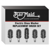 Bar Maid - Upright Glass Washer Replacement Brushes, 5 pack