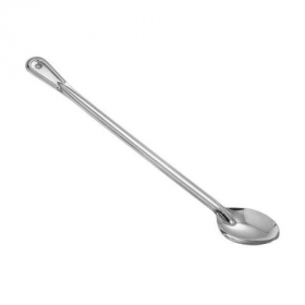Winco - Basting Spoon, 21&quot; Solid Stainless Steel, Heavy Duty