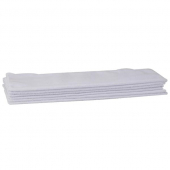 Winco - Microfiber Towel (Kitchen &amp; Bar), 16&quot;x16&quot; White