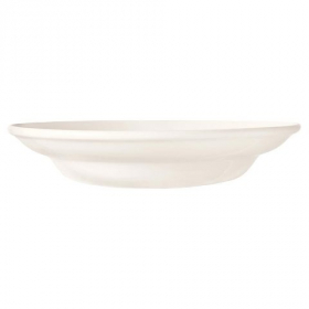 World Tableware - Basics Soup Rim Deep Bowl, 12 oz Bright White