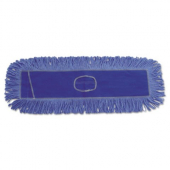 Boardwalk - Mop Head, 24x5 Blue Looped-End Cotton/Synthetic Fiber