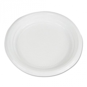 Boardwalk - Dinner Plate, 6&quot; White Hi-Impact Plastic, 1000 count