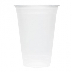 Karat - Cold Cup with U-Rim, 16 oz Clear PP Plastic