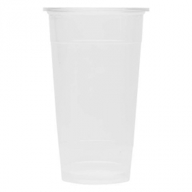 Karat - Cold Cup with U-Rim, 24 oz Clear PP Plastic