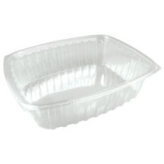 Dart - Container, 12 oz Clear Plastic, Rectangle, 6x5x2
