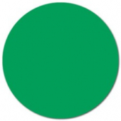 Label, .75&quot; Green Circle