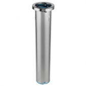 San Jamar - Counter-Mount Cup Dispenser, Stainless Steel, Fits 12-24 oz cups, each