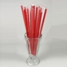 Karat - Paper Wrapped Straw, 9&quot; Giant Red