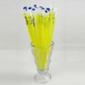 Karat - Paper Wrapped Straw, 9&quot; Giant Yellow