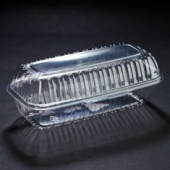 Dart - Container, Hoagie, Clear Hinged, 10x5x3.5