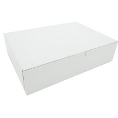 Cake/Bakery Box, Non-Window Tuck Top (1 Piece), White, 12x9x3
