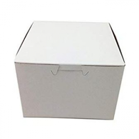 Cake/Bakery Box, 5.5x5.5x4 White
