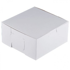 Cake/Bakery Box, 6.5x6.5x3 White, 250 count